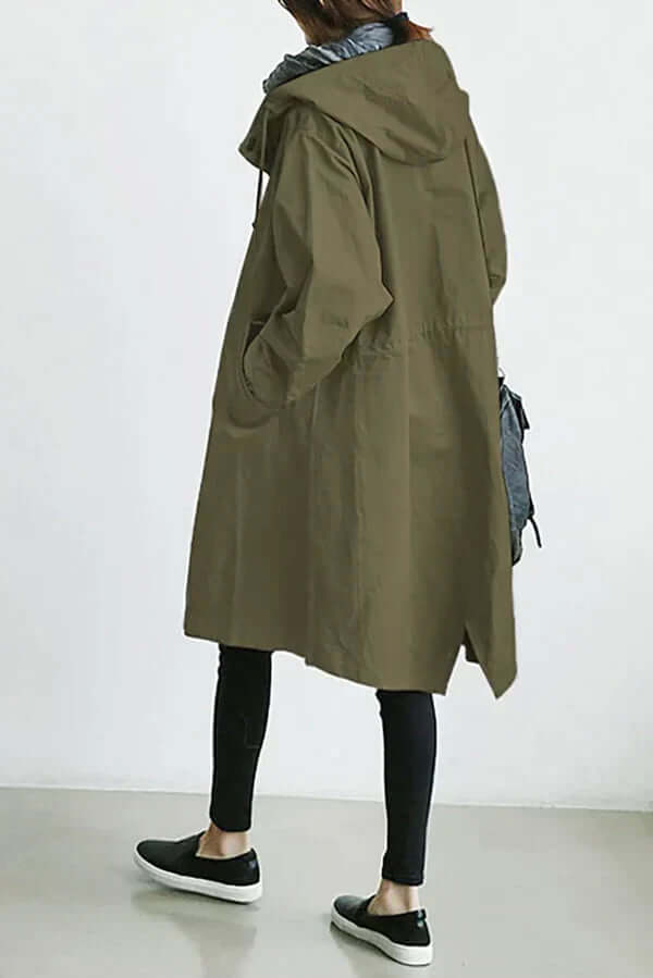 Women's Lightweight Waterproof Rain Cape - Stylish & Breathable Outdoor Jacket