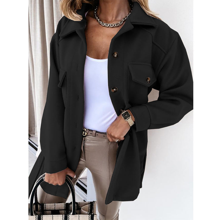 Stylish Women's Cotton Casual Jacket - Lightweight & Comfortable Outerwear for Everyday Wear