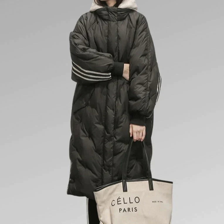 Tiril Women's Long Quilted Jacket - Stylish & Warm Outerwear for Cold Weather