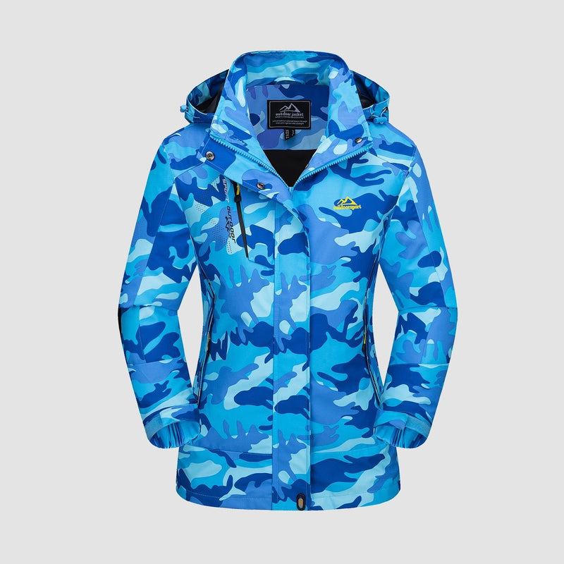 Women's 3-in-1 Waterproof Ski Jacket with Removable Fleece Liner - Versatile Winter Outerwear for Skiing & Outdoor Activities