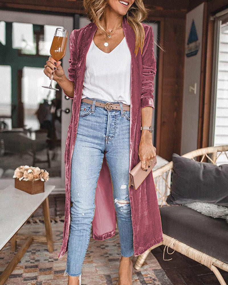 Women's Long Duster Cardigan - Stylish & Comfortable Lightweight Outerwear
