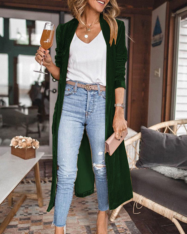 Women's Long Duster Cardigan - Stylish & Comfortable Lightweight Outerwear