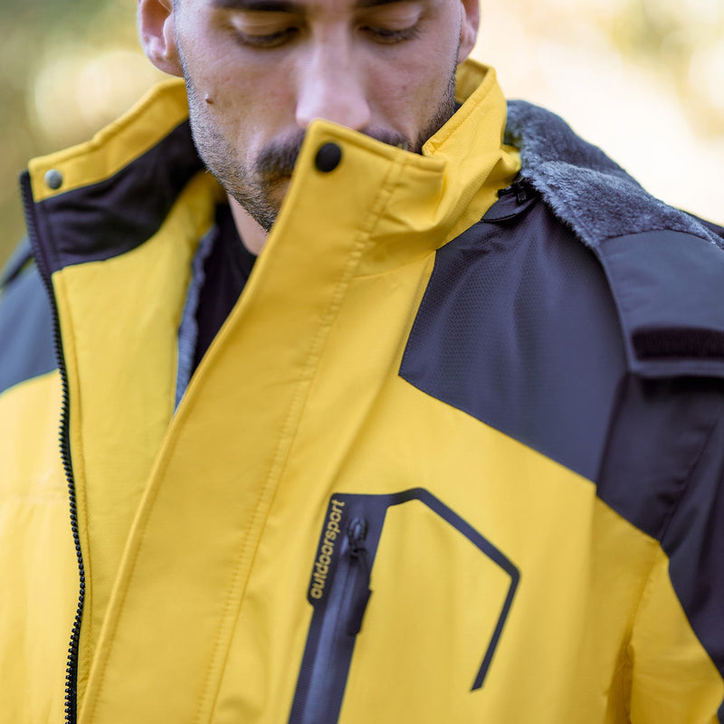 Men's Water-Repellent Winter Ski Jacket with Fleece Lining - Insulated, Breathable, and Stylish Outerwear for Cold Weather Adventures