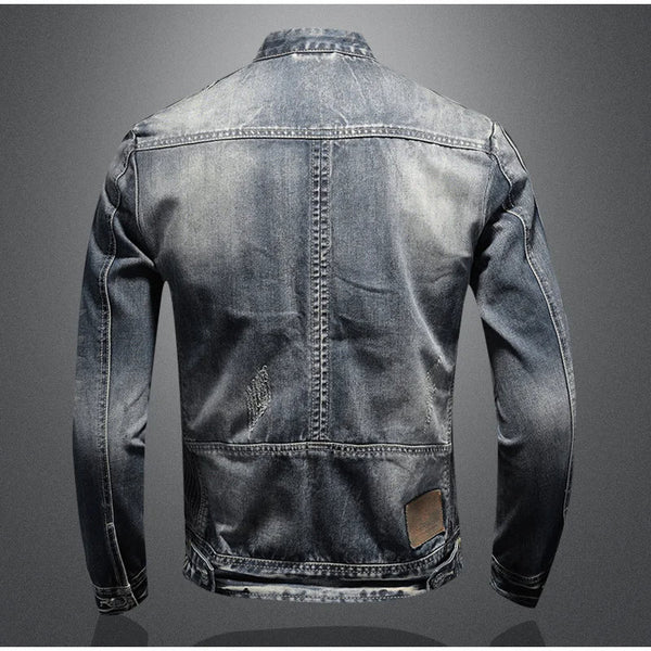 Avencea Men's Classic Denim Jacket Set - Perfect for Winter Fashion - Stylish & Warm Outerwear
