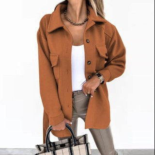 Stylish Women's Cotton Casual Jacket - Lightweight & Comfortable Outerwear for Everyday Wear