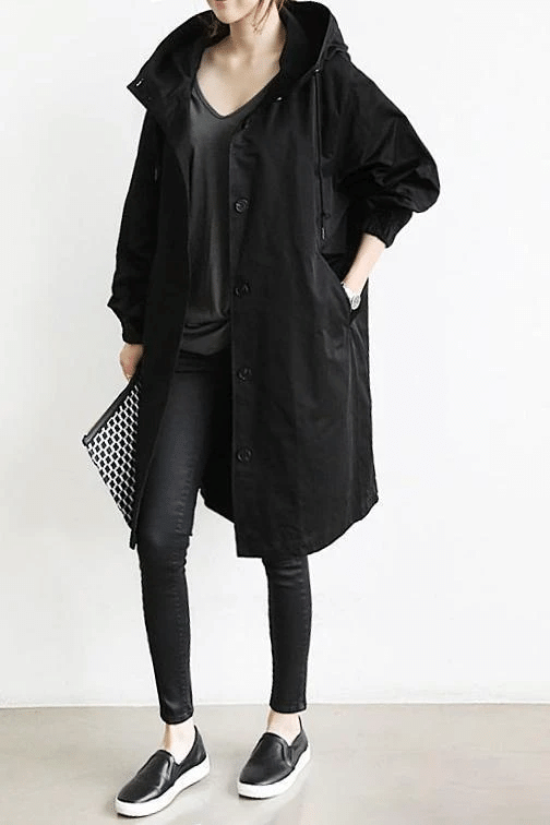 Stella Women's Oversized Windbreaker Jacket - Lightweight, Stylish & Comfortable Outdoor Wear