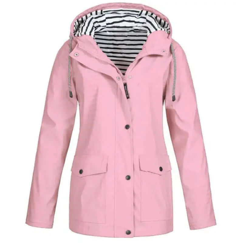 Women's Waterproof & Windproof Jacket - Lightweight, Breathable Outdoor Jacket for All Weather Conditions