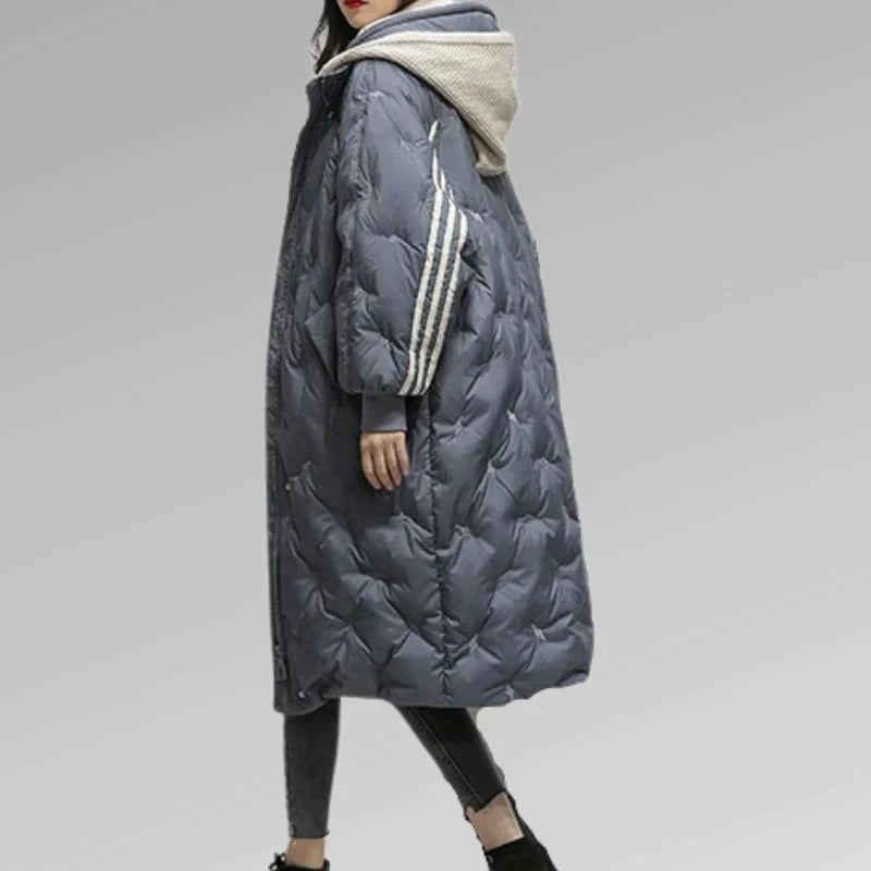Tiril Women's Long Quilted Jacket - Stylish & Warm Outerwear for Cold Weather