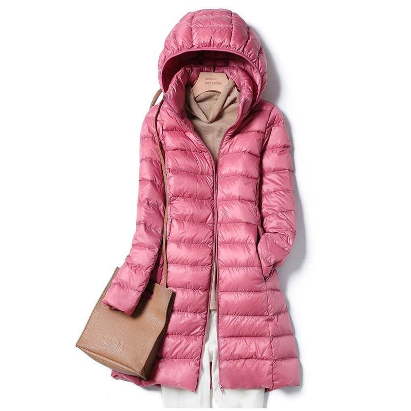 Women's Ultralight Winter Jacket - Lightweight & Stylish Leisure Outerwear for Cold Weather