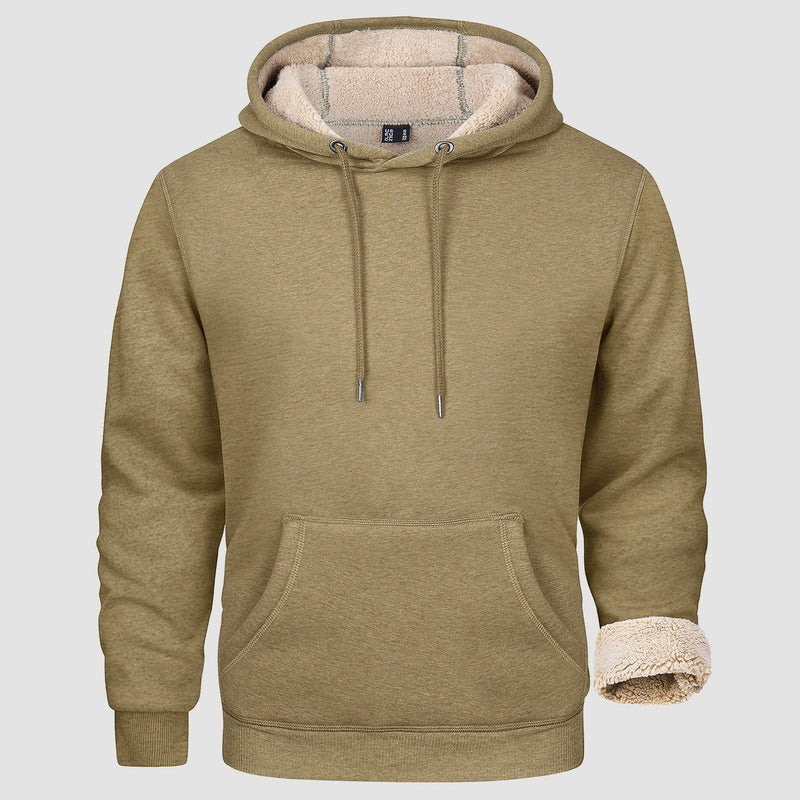 Men's Fleece Pullover Hoodie Sweatshirt - Cozy Warmth & Style for Everyday Wear
