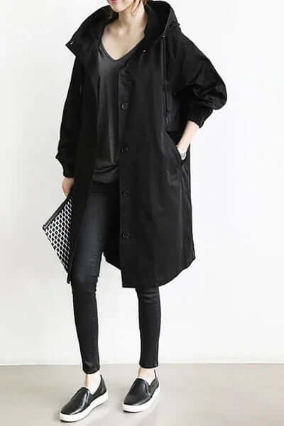 Women's Lightweight Waterproof Rain Cape - Stylish & Breathable Outdoor Jacket