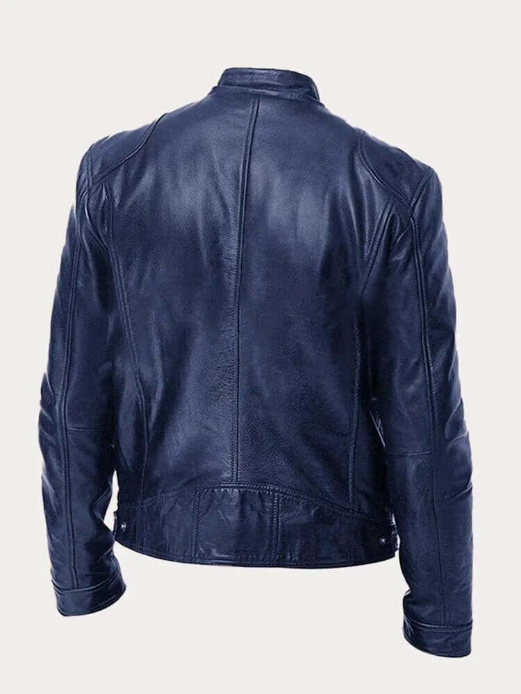 Men's Classic Genuine Leather Jacket - Stylish & Durable Outerwear for All Seasons