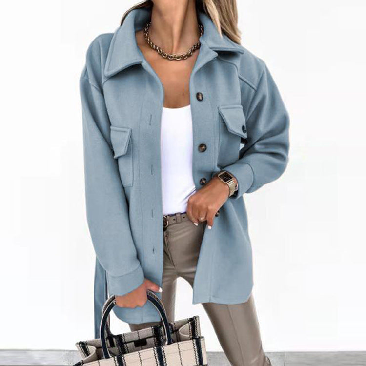 Stylish Women's Cotton Casual Jacket - Lightweight & Comfortable Outerwear for Everyday Wear