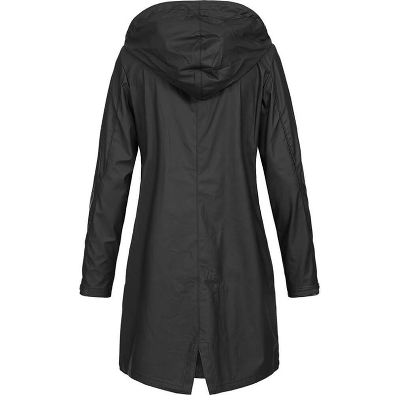 Women's Waterproof Hooded Raincoat - Lightweight, Breathable, and Stylish Rain Jacket for All Weather