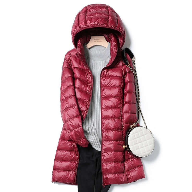 Women's Ultralight Winter Jacket - Lightweight & Stylish Leisure Outerwear for Cold Weather