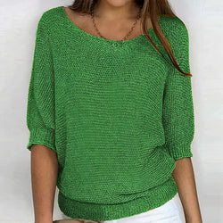 Women's Lightweight Summer Jumper - Breathable Knit Sweater for Warm Weather Fashion