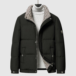 Alessandro Veneti Men's Arctic Down Jacket - Lightweight, Insulated Winter Coat for Ultimate Warmth and Style