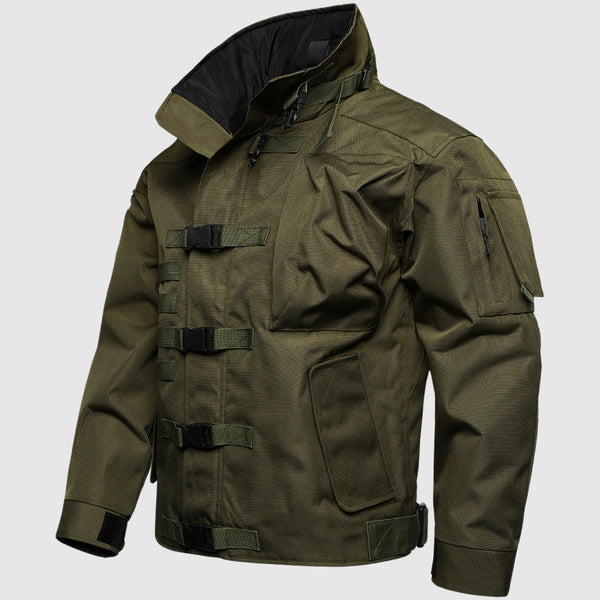 Alessandro Veneti Men's Euro Trek Fortress Jacket - Waterproof, Lightweight Outdoor Jacket for Hiking & Adventure
