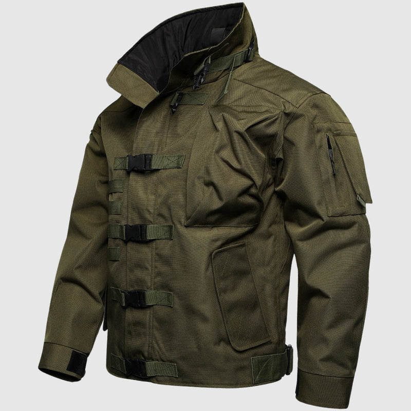 Alessandro Veneti Men's Euro Trek Fortress Jacket - Waterproof, Lightweight Outdoor Jacket for Hiking & Adventure