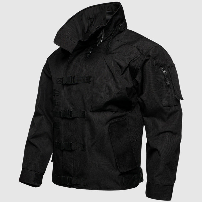 Alessandro Veneti Men's Euro Trek Fortress Jacket - Waterproof, Lightweight Outdoor Jacket for Hiking & Adventure