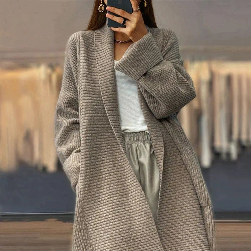 Amélie Women's Knitted Jacket - Cozy & Stylish Cardigan for All Seasons