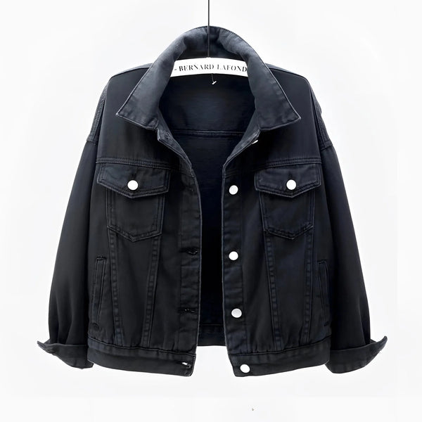 Women's Lightweight White Denim Jacket - Casual Summer Fashion Essential