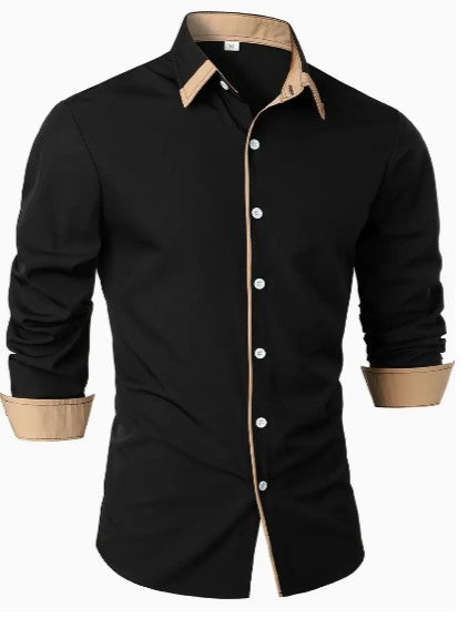 Men's Breathable Long Sleeve Casual Shirt - Lightweight, Comfortable, Perfect for All Seasons