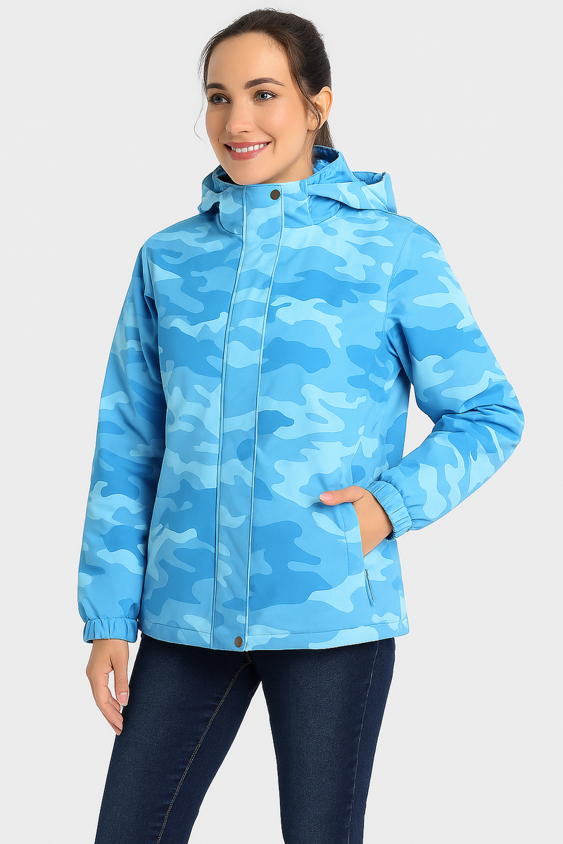 Women's 3-in-1 Waterproof Ski Jacket with Removable Fleece Liner - Versatile Winter Outerwear for Skiing & Outdoor Activities