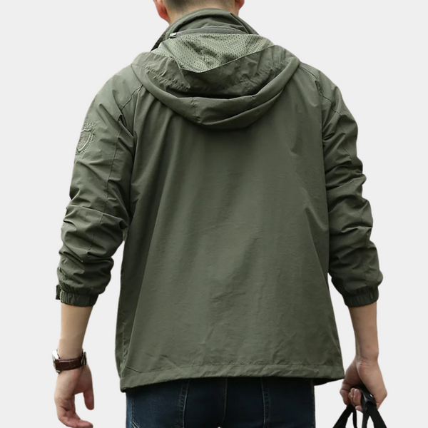 Avencea Men's Cargo Summer Jacket - Stylish & Comfortable Lightweight Outerwear for Warm Weather Adventures