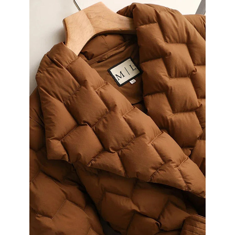 Elise Leroy Women's Chic Down Jacket - Stylish & Warm Winter Outerwear