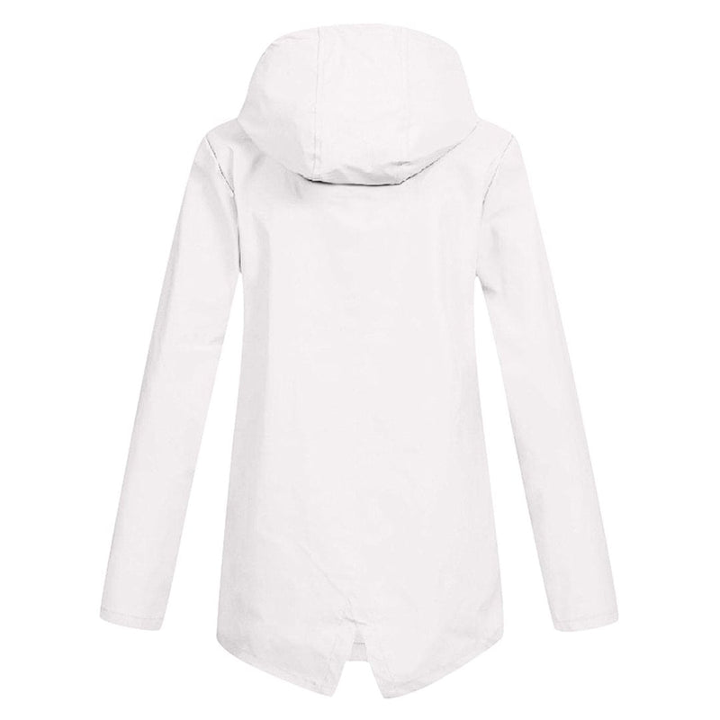Women's Lightweight Waterproof Hooded Windbreaker Jacket - Perfect for Outdoor Activities