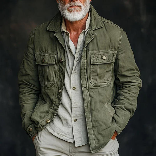 Felix Grant Legacy Men's Cargo Jacket - Stylish & Functional Outdoor Wear
