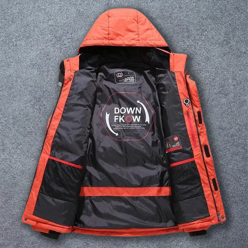 Felix Grant Men's Mountain Down Jacket - Lightweight, Waterproof, Insulated Outdoor Coat for Cold Weather