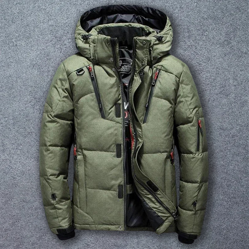 Felix Grant Men's Mountain Down Jacket - Lightweight, Waterproof, Insulated Outdoor Coat for Cold Weather