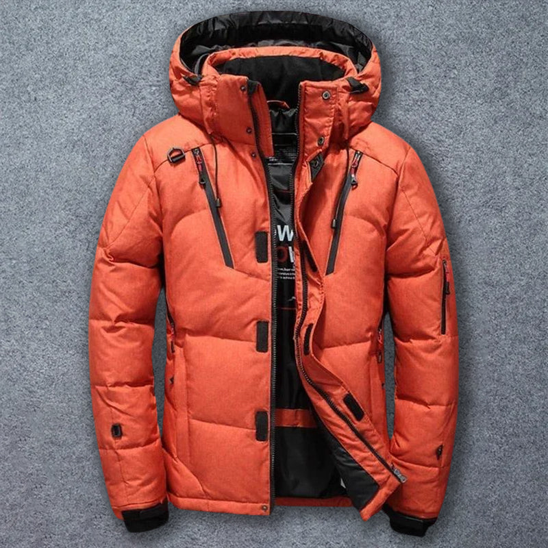Felix Grant Men's Mountain Down Jacket - Lightweight, Waterproof, Insulated Outdoor Coat for Cold Weather