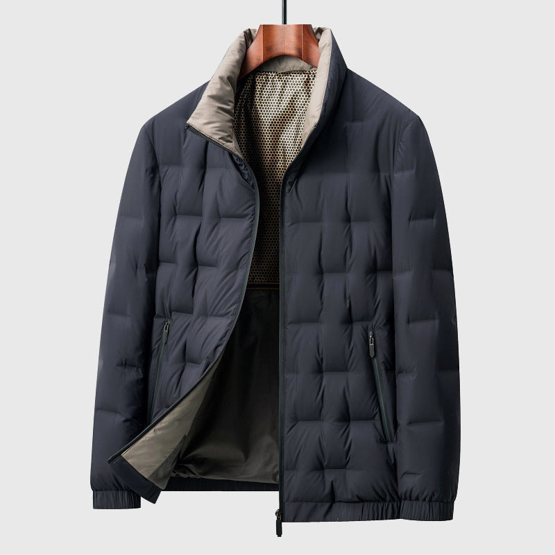 Felix Grant Winterguard Men's Down Jacket - Lightweight, Insulated, Water-Resistant Winter Coat for Ultimate Warmth & Comfort