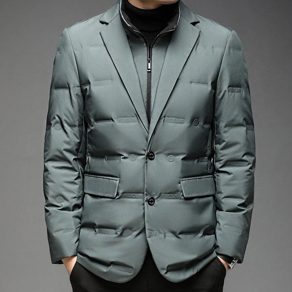 François Blanchet Men's Down Winter Jacket - Insulated, Waterproof, and Stylish Outerwear for Cold Weather