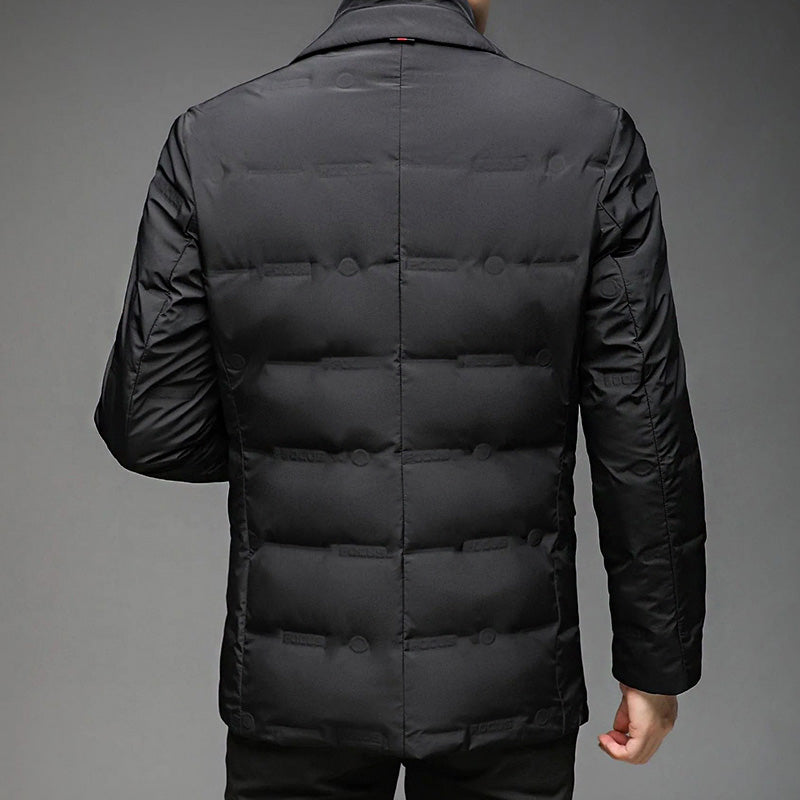 François Blanchet Men's Down Winter Jacket - Insulated, Waterproof, and Stylish Outerwear for Cold Weather