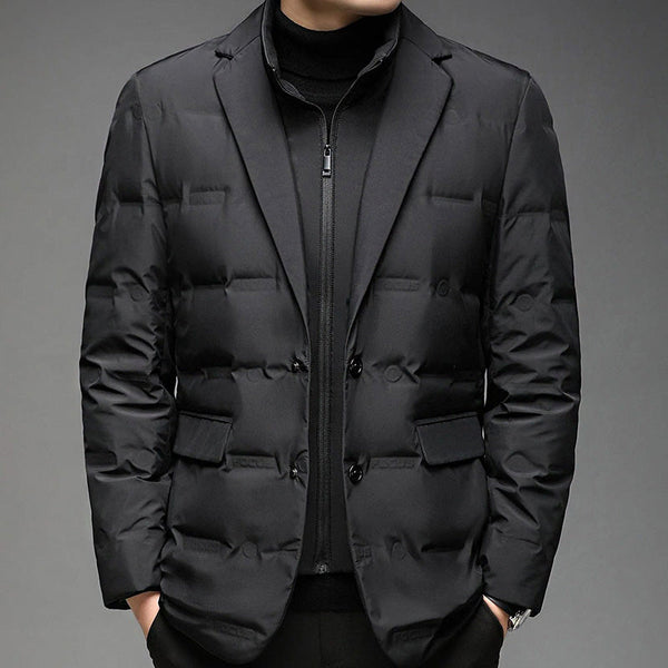 François Blanchet Men's Down Winter Jacket - Insulated, Waterproof, and Stylish Outerwear for Cold Weather