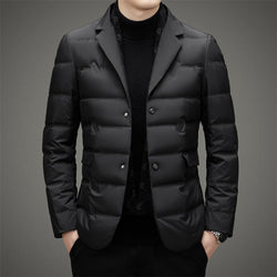 François Blanchet Men's Executive Down Jacket - Premium Insulated Winter Coat for Ultimate Warmth and Style