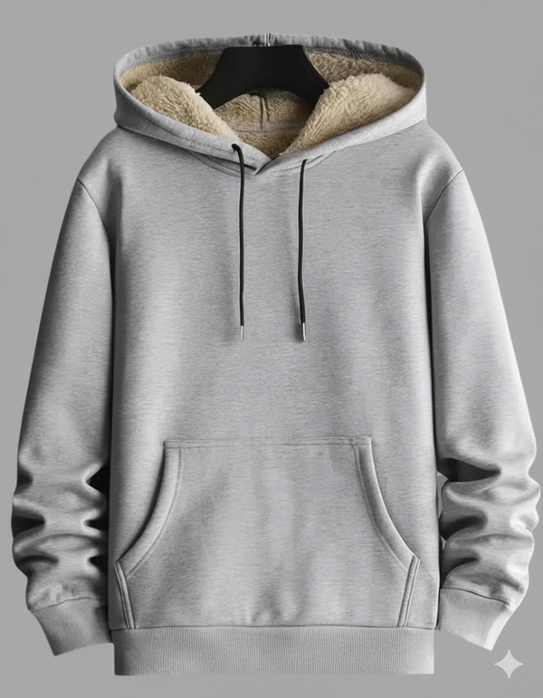 Men's Oversized Cashmere Fleece Hoodie
