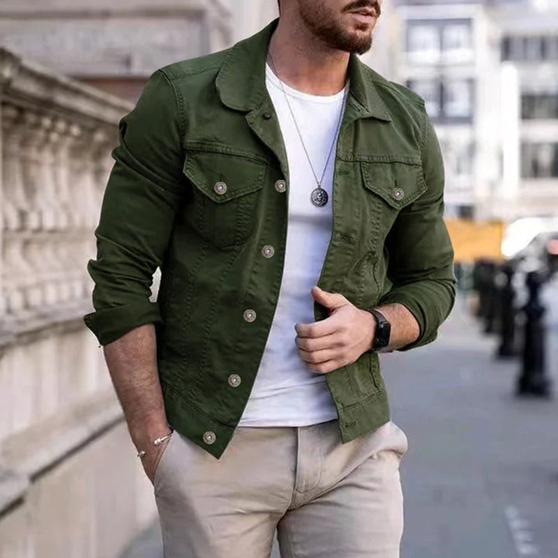 Avencea Men's Lightweight Spring Jacket - Stylish & Versatile Outerwear for Every Occasion