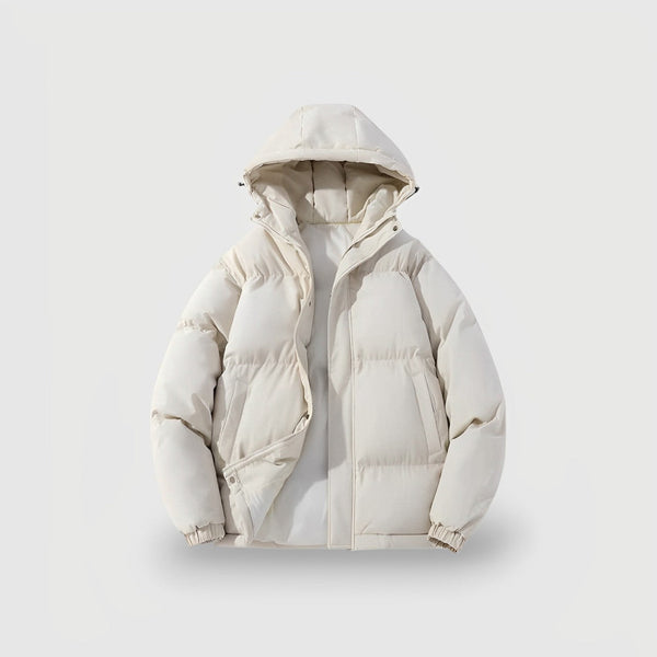 Women's Quilted Insulated Hooded Puffer Parka Jacket - Warm & Stylish Winter Outerwear