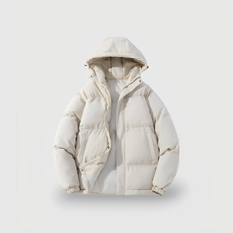 Women's Quilted Insulated Hooded Puffer Parka Jacket - Warm & Stylish Winter Outerwear