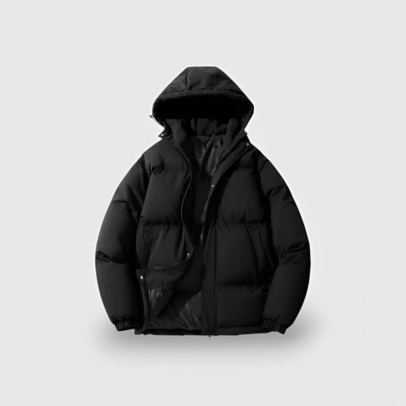 Women's Quilted Insulated Hooded Puffer Parka Jacket - Warm & Stylish Winter Outerwear