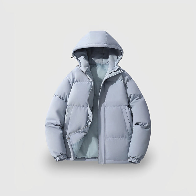 Women's Quilted Insulated Hooded Puffer Parka Jacket - Warm & Stylish Winter Outerwear