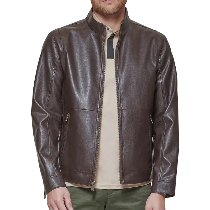 Men's James Brown Premium Leather Jacket - Classic Style & Durable Design