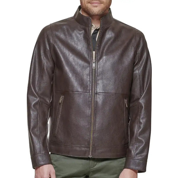Men's James Brown Premium Leather Jacket - Classic Style & Durable Design
