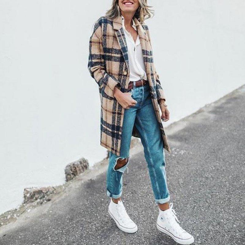 Johanne Women's Long Coat - Stylish & Warm Outerwear for Every Occasion