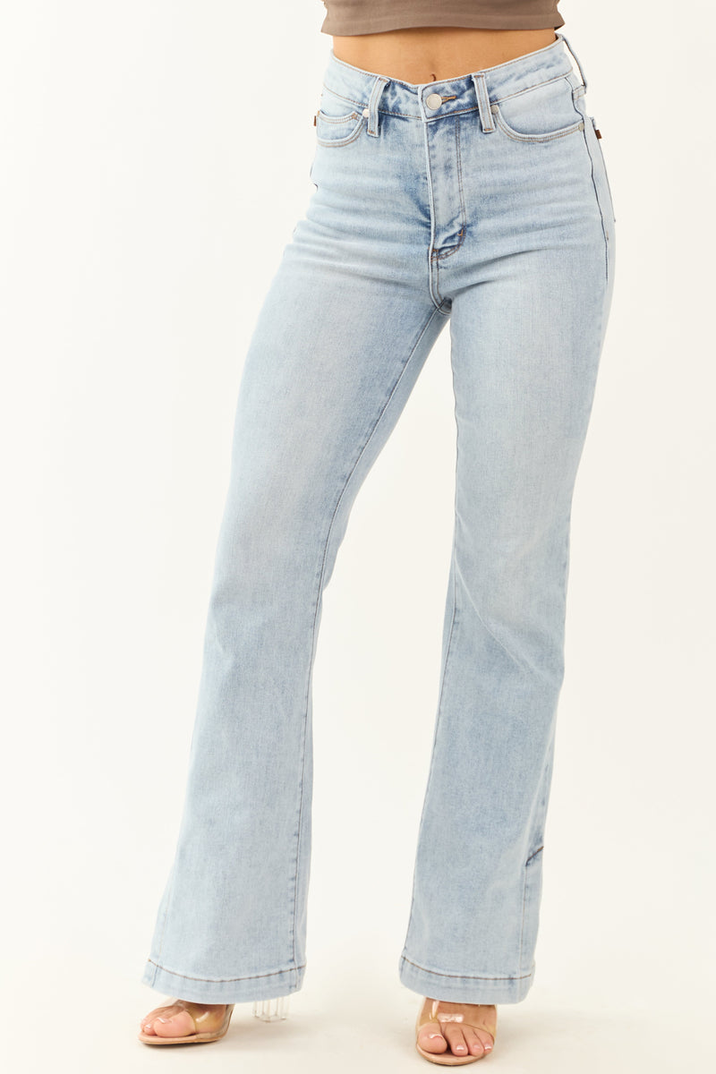 Judy Blue Women's Bootcut Tummy Control Stretchy Jeans - Flattering Fit & Comfort
